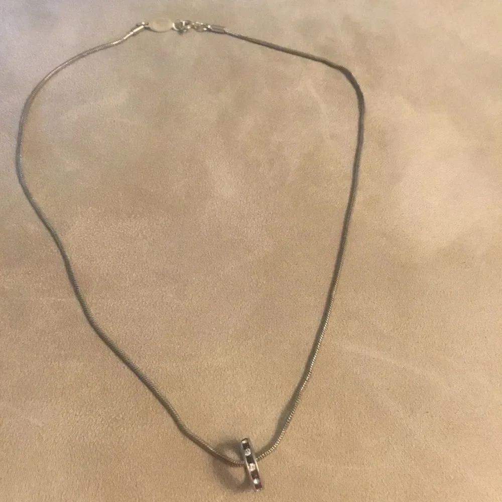 $8 or 3/$15. Silvertone Snakechain Necklace